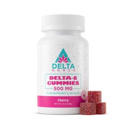 Delta-8 gummies 500 mg cherry