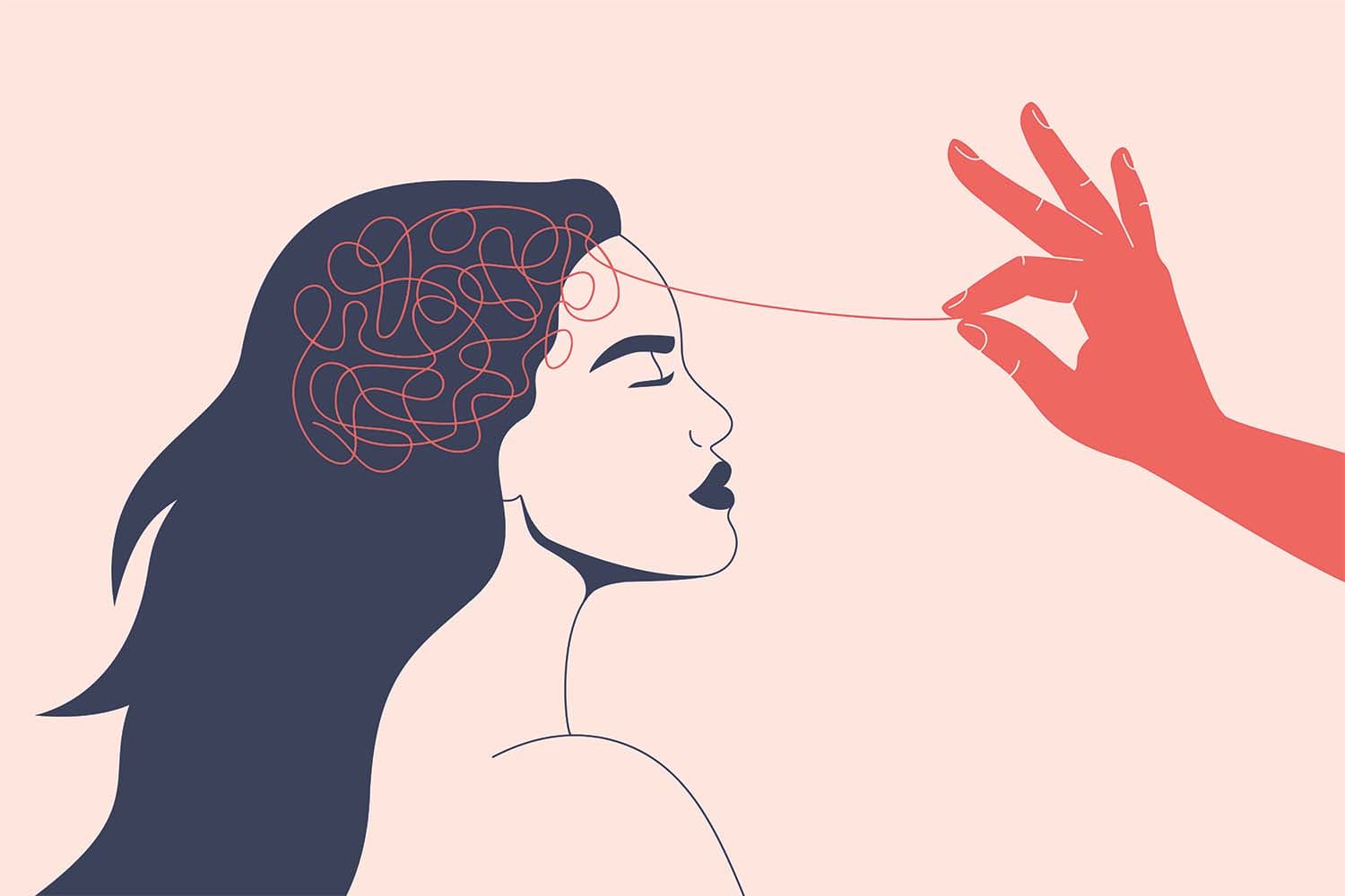 Illustration of how to get rid of a high