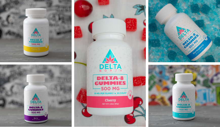 Collage of Delta North products